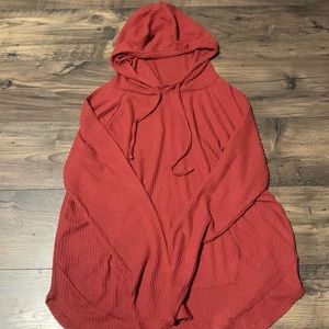 Red thin Hoodie